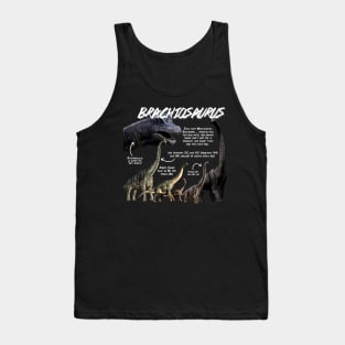 Brachiosaurus Fun Facts Tank Top